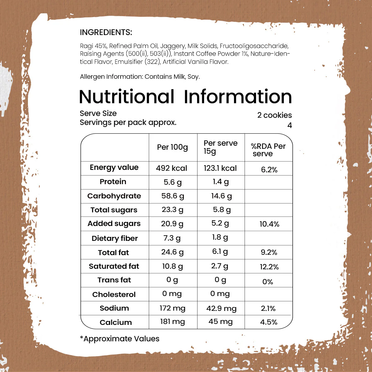Cappuccino Millet Cookies - Image 3