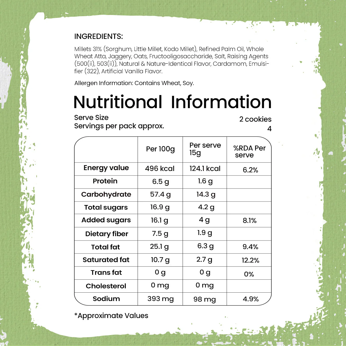 Desi Chai Millet Cookies - Image 3