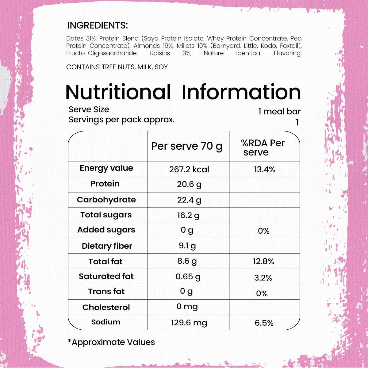 Fruity Blast Date & Almond Bar - Image 3
