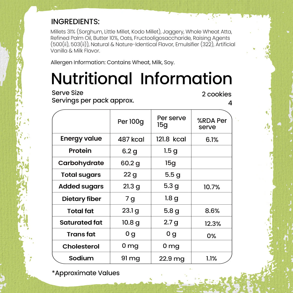 Butter Millet Cookies - Image 3