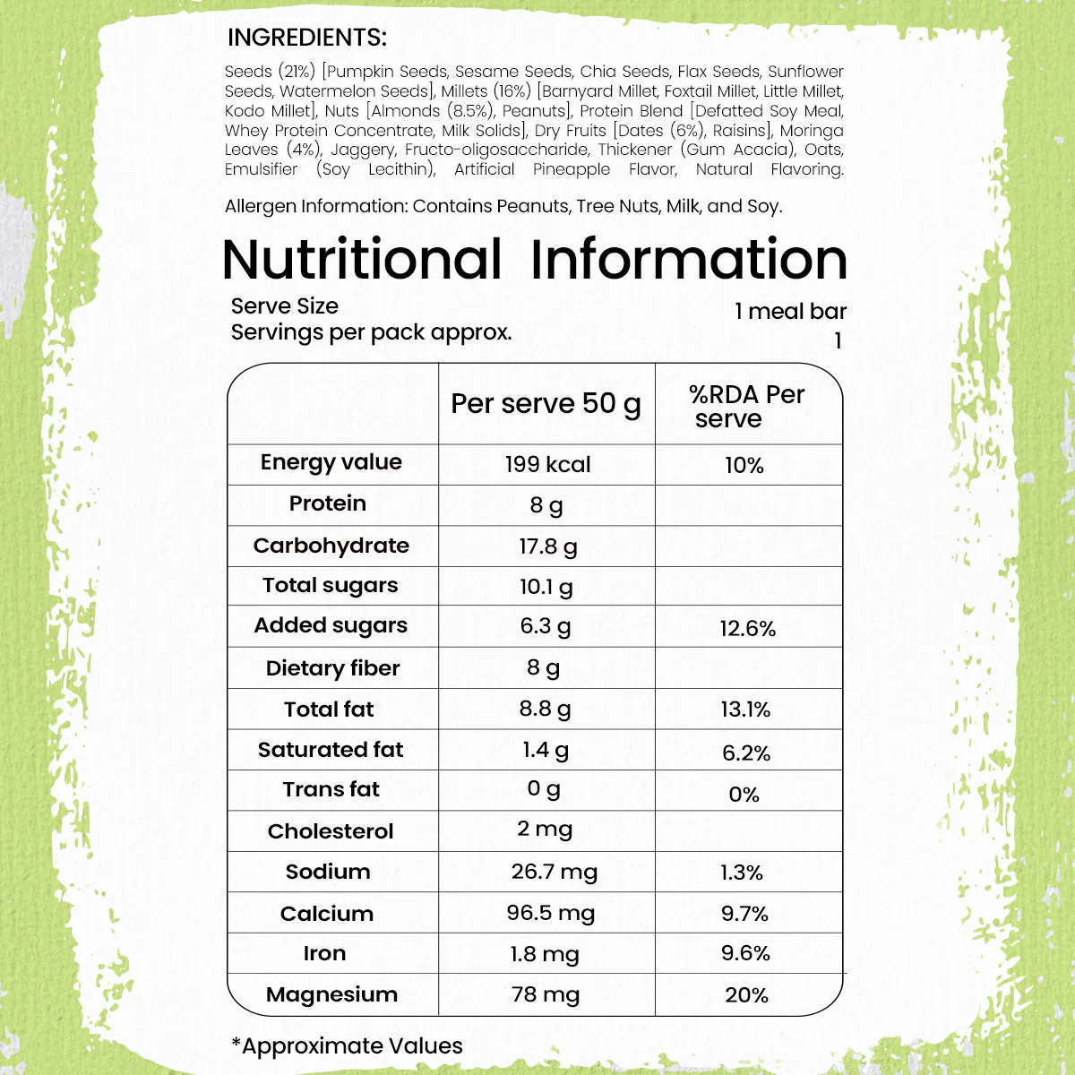 Millets & Moringa Meal Bar - Image 3