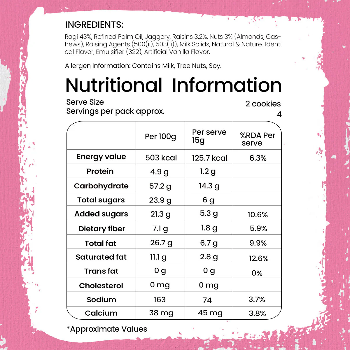 Plum & Raisins Millet Cookies - Image 3